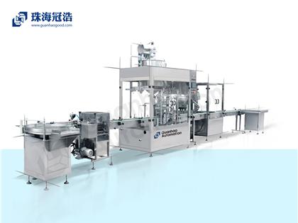 6頭液體灌裝、旋蓋線